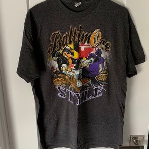 Large - Dark Grey Baltimore Graphic Tee